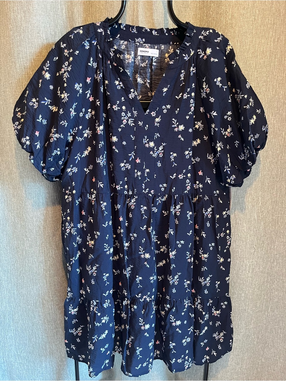 Women's Sonoma Goods For Life Silk-Like Tiered Dress